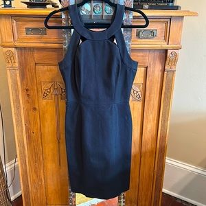 NWT Banana Republic Cutout Black Dress Sz 2